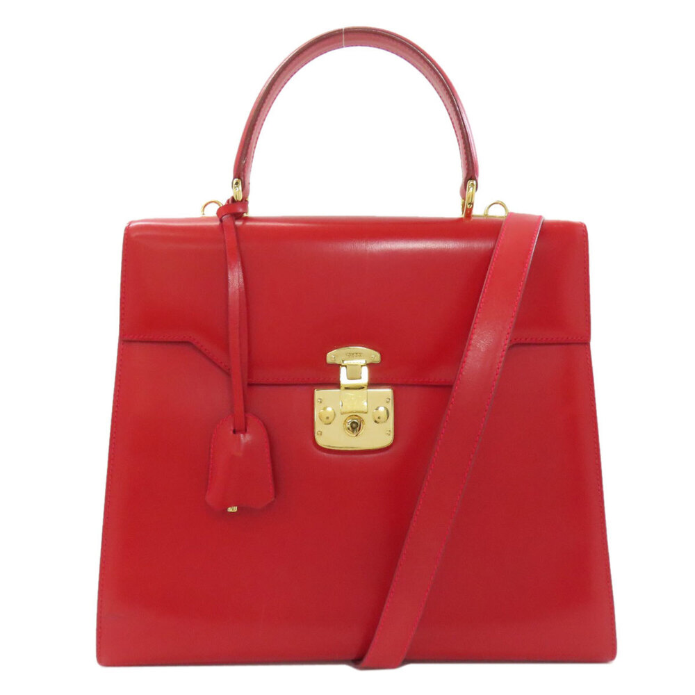 GUCCI Authentic Red Leather Bag